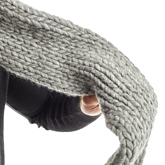 Wool And The Gang Scarf Men size 16X85 Gray - Picture 3 of 3